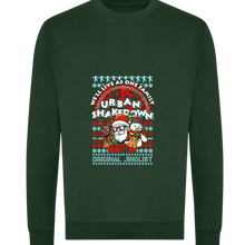 Load image into Gallery viewer, Bottle Green Printed Sweater Front