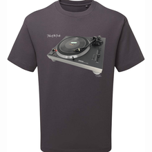 Load image into Gallery viewer, Charcoal Printed T-shirt Front