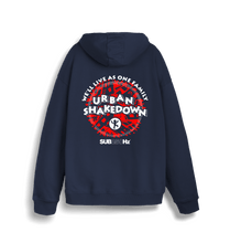 Load image into Gallery viewer, French Navy Printed Sweater Back