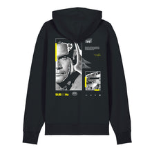 Load image into Gallery viewer, Micky Finn x SUB50Hz Bitin' Back Organic Black Hoodie-Dancefloor Emporium