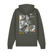 Load image into Gallery viewer, Micky Finn x SUB50Hz Bitin' Back Organic Khaki Hoodie-Dancefloor Emporium