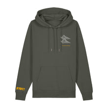 Load image into Gallery viewer, Micky Finn x SUB50Hz Bitin' Back Organic Khaki Hoodie-Dancefloor Emporium
