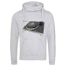 Load image into Gallery viewer, Heather Grey Printed Hoody Front