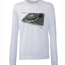 Load image into Gallery viewer, White Printed Long Sleeve T Shirt Front
