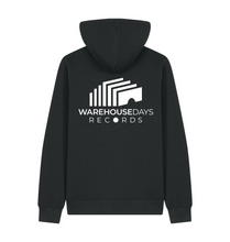 Load image into Gallery viewer, Black Printed Hoody Back