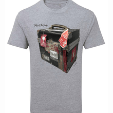 Load image into Gallery viewer, Grey Marl Printed T-shirt Front
