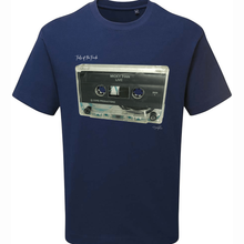 Load image into Gallery viewer, Navy Printed T-shirt Front
