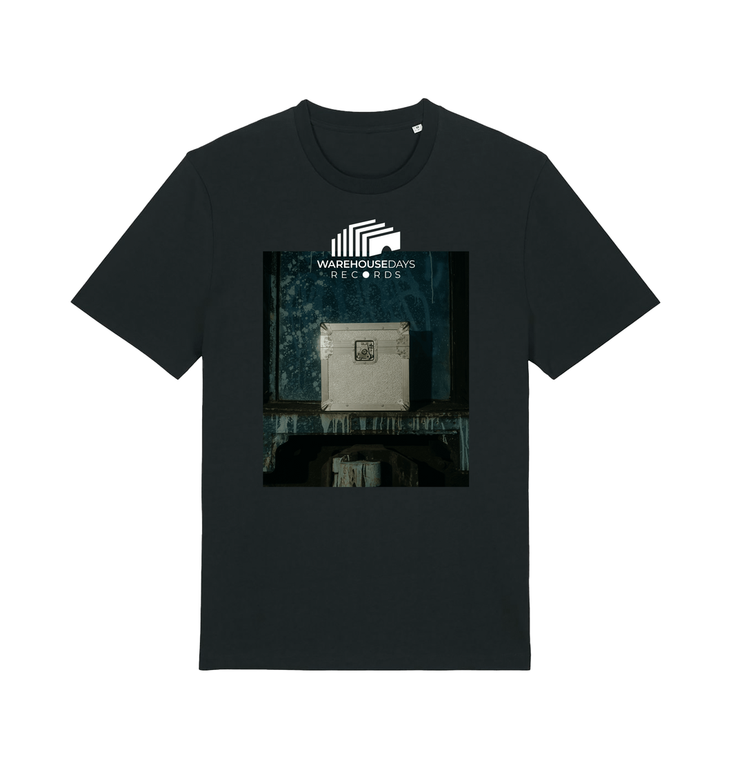 Black Printed T-shirt Front