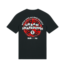 Load image into Gallery viewer, Black Printed T-shirt Back
