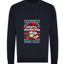 Load image into Gallery viewer, New French Navy Printed Sweater Front
