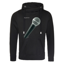 Load image into Gallery viewer, Jet Black Printed Hoody Front
