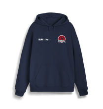 Load image into Gallery viewer, French Navy Printed Sweater Front
