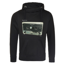 Load image into Gallery viewer, Jet Black Printed Hoody Front
